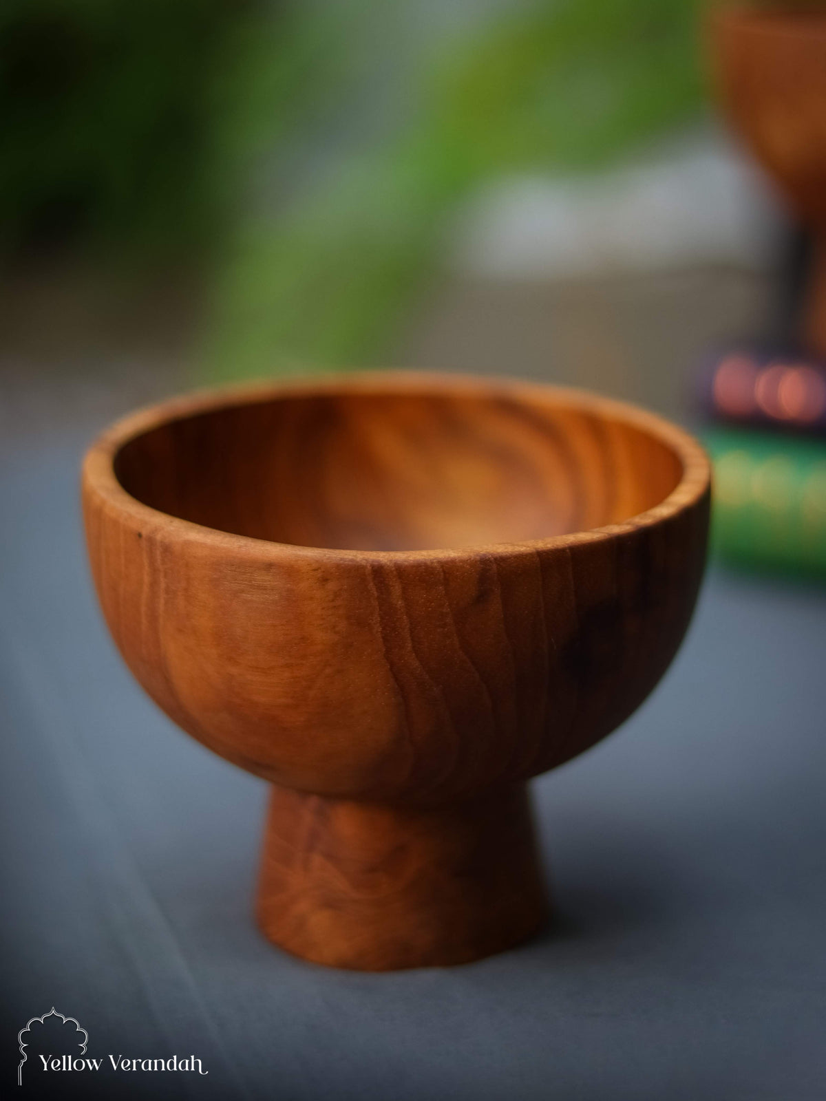 Teak Wood Dessert Serving Bowl