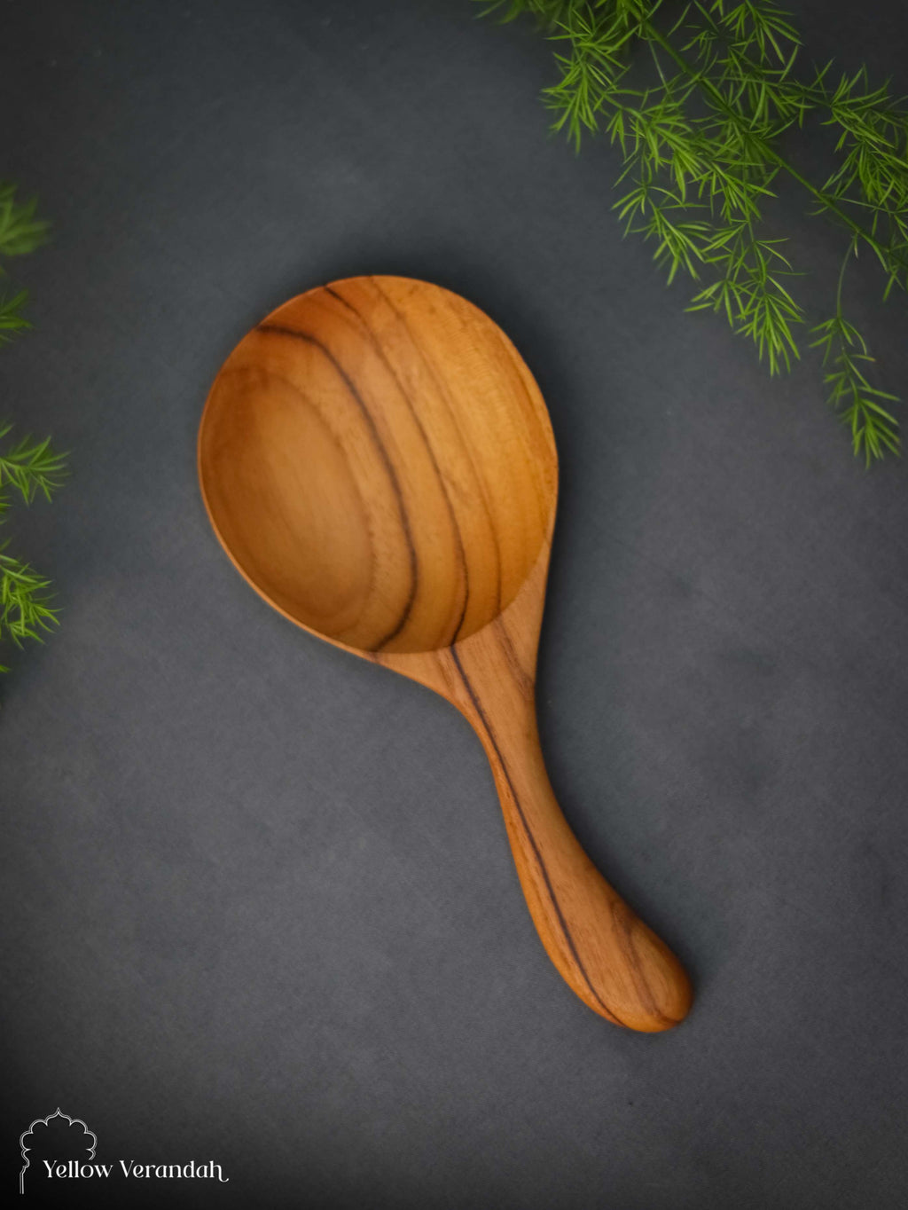 Teak Wood Serving Spoon – Yellow Verandah