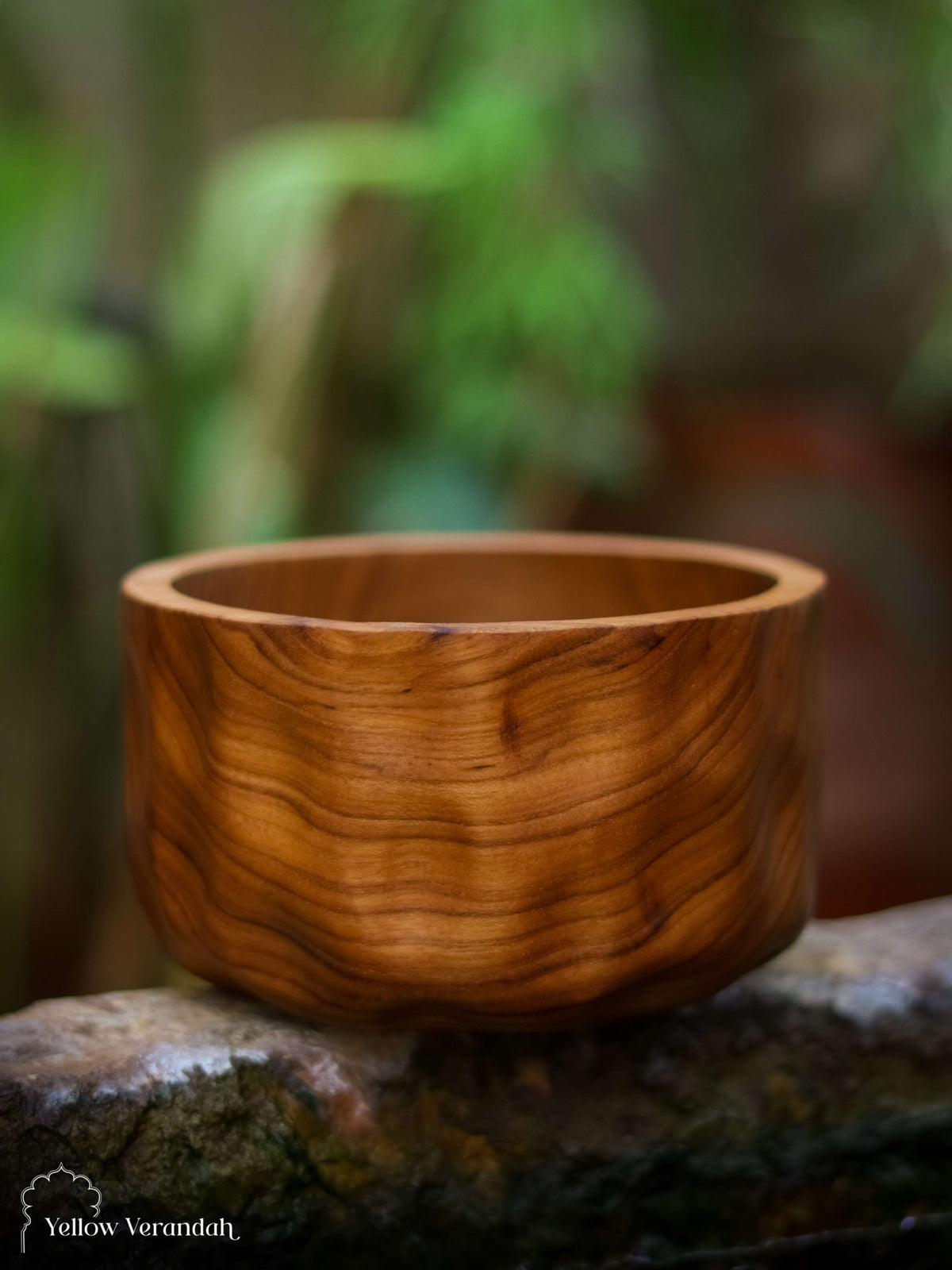 Teak Wood Serving Bowl - Dia 6"