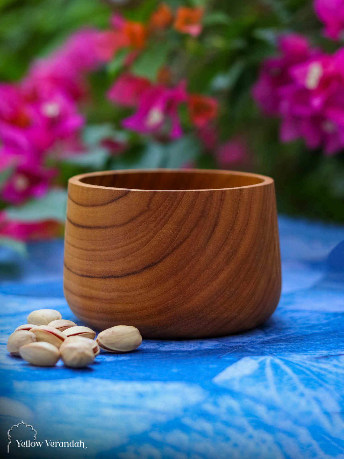 Teak Wood Serving Bowl - Dia 4.5"