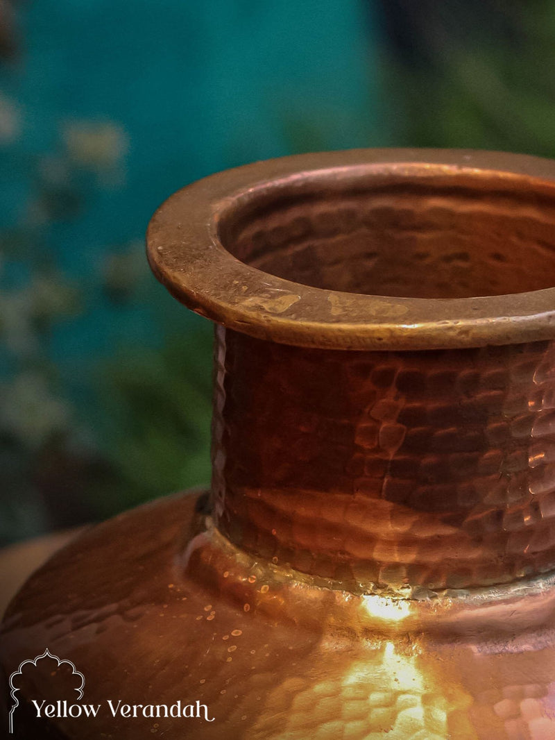 Vintage Copper Holy Water Pot