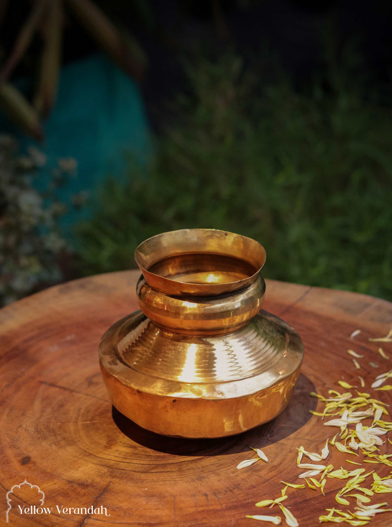 Vintage Brass Pot