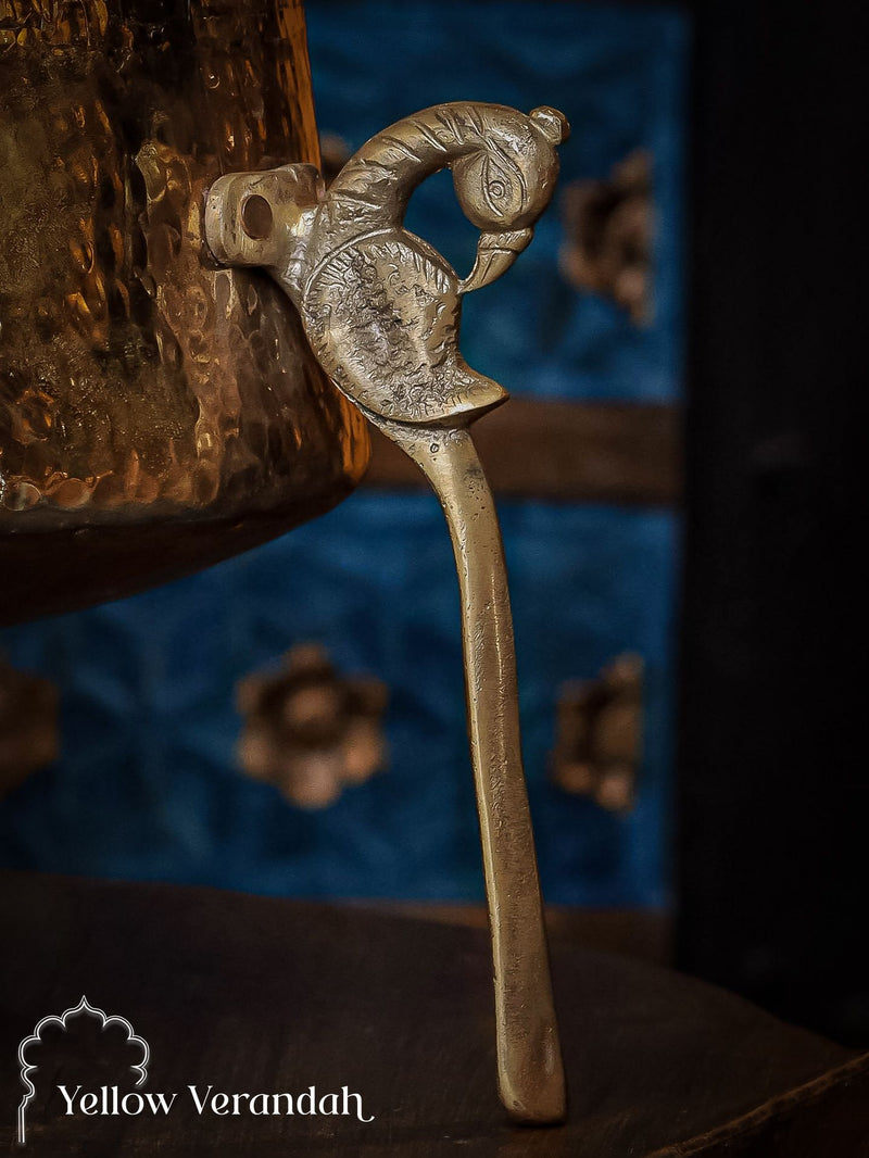 Vintage Brass Pot on Parrot Legs