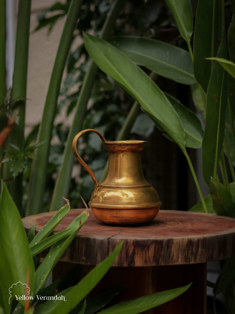 Vintage Brass Holy Water Pot