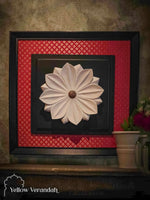 Marble Lotus Flower on Frame