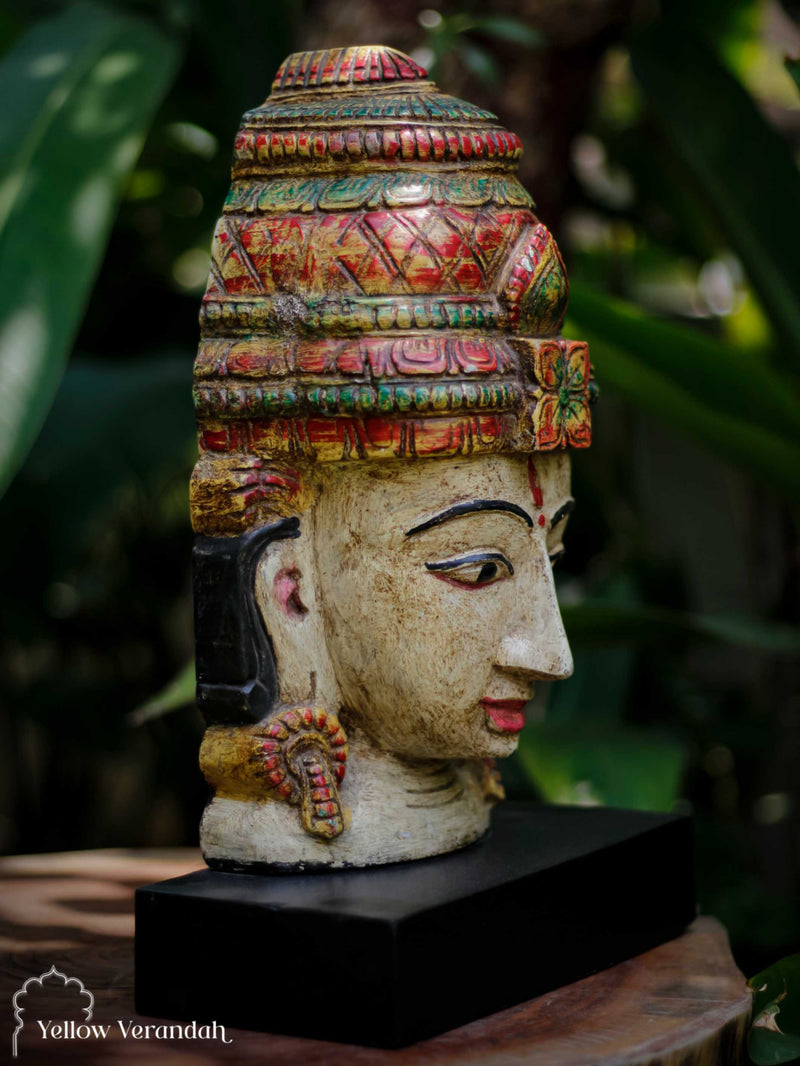 Wooden Sculpture - Lakshmi