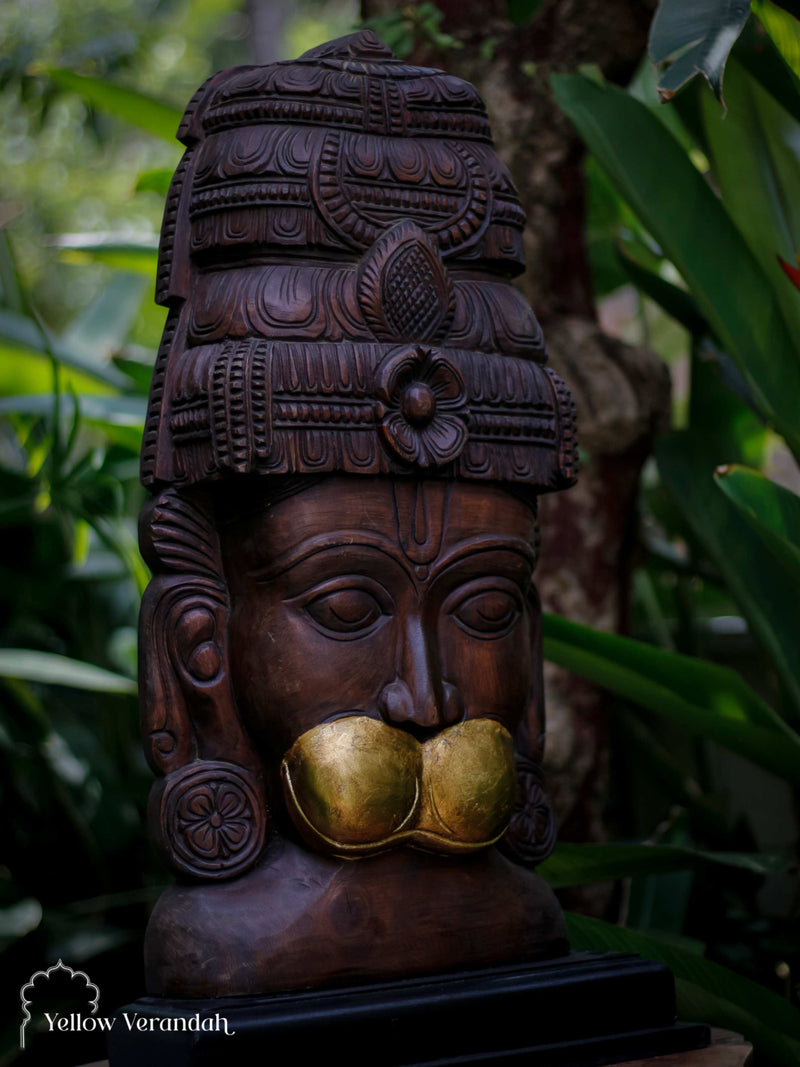 Wooden Sculpture - Hanuman