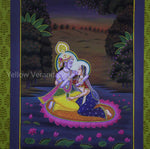 Original Pichwai Painting - Krishna Leela