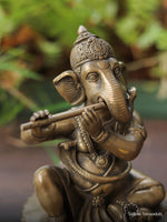 Brass Ganesha Idol 