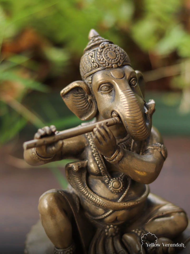 Brass Ganesha Idol 