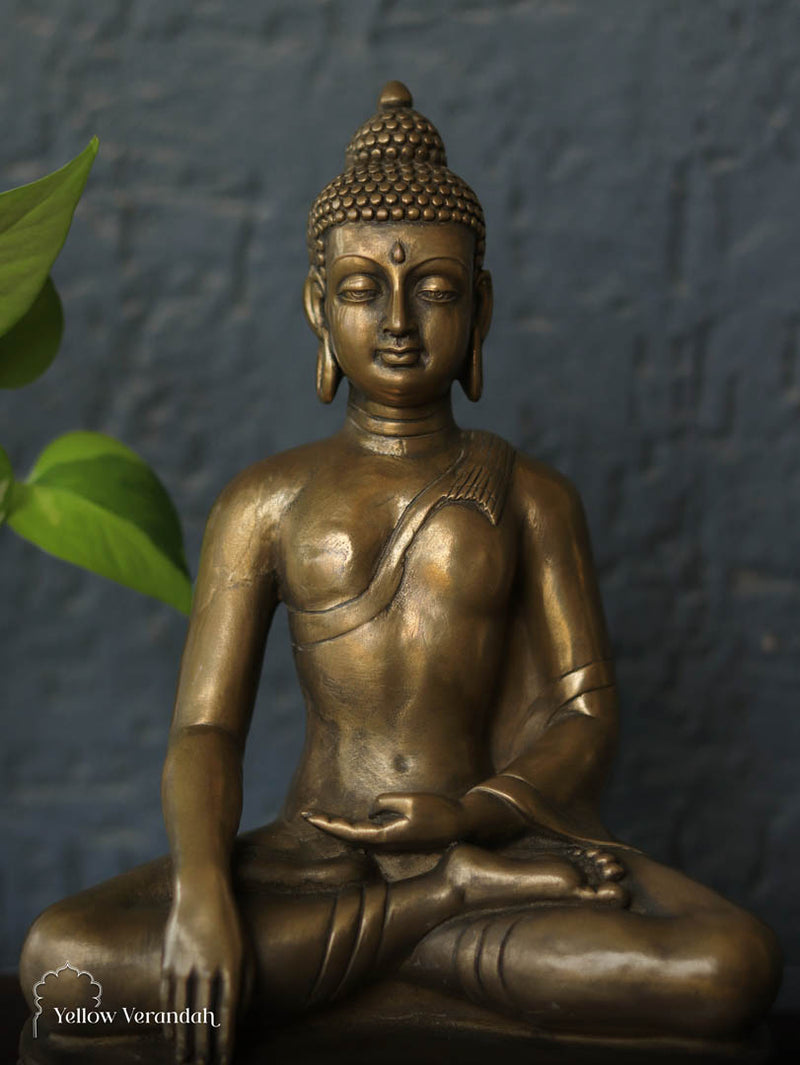 Buddha Brass Sculpture 