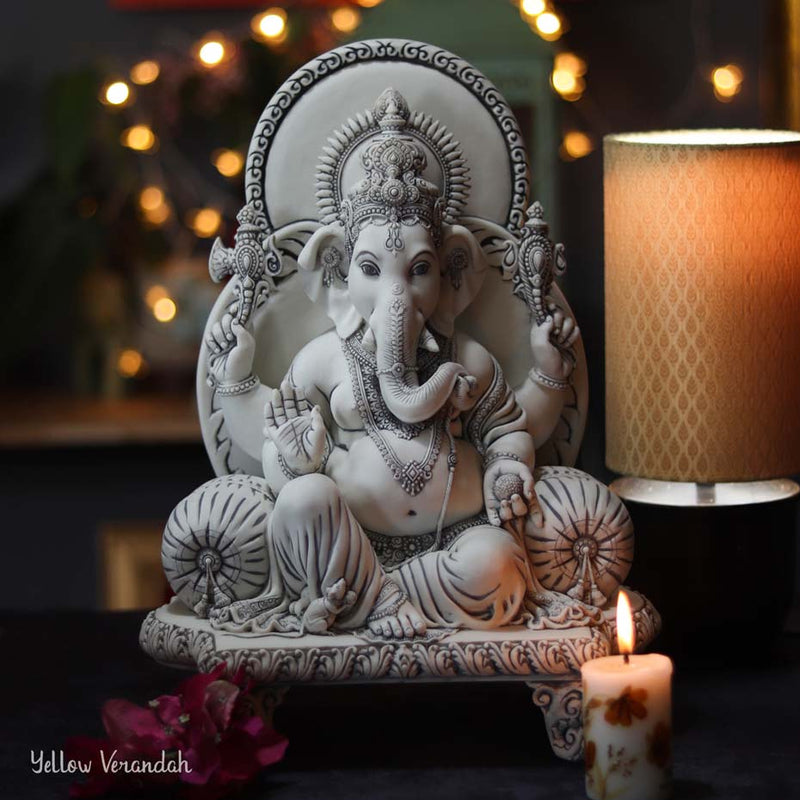 Ganesha Marble Dust Statue 