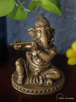 Ganesha Sculpture Brass 