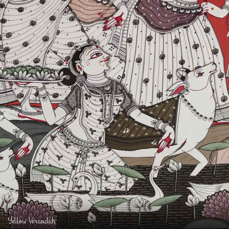 कृष्ण रासलीला - मूल पेंटिंग