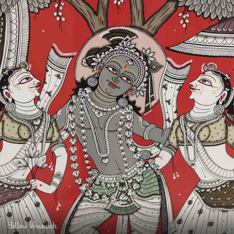 Krishna Raasleela - Original Painting
