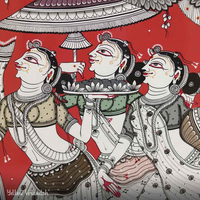 कृष्ण रासलीला - मूल पेंटिंग