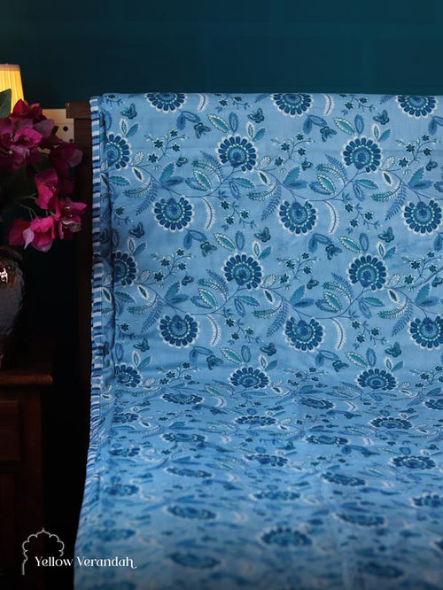 Block Printed Cotton Bedspread Dohar