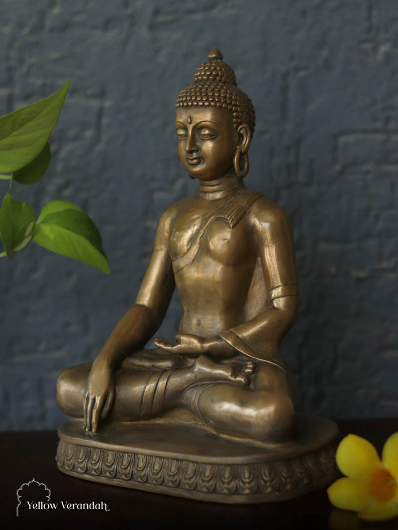 Brass Buddha Sculpture