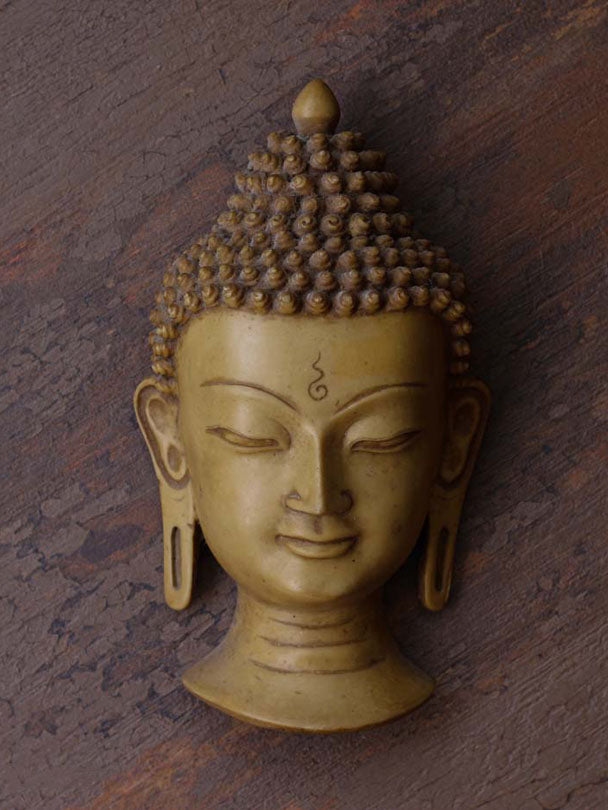 Nepal Buddha Mask - 7"
