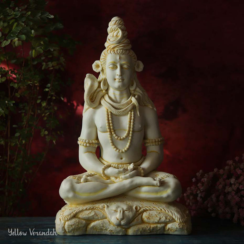 Marble Dust Sculpture - Shiva