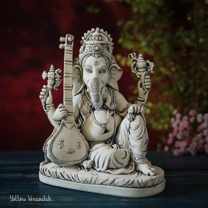 Marble Dust Sculpture - Ganesha