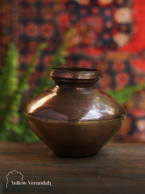 Vintage Copper Pot – Yellow Verandah
