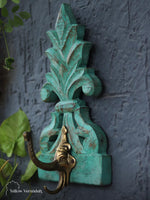 Wooden Brass Wall Hook