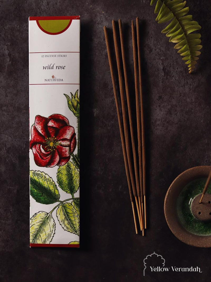 12 Incense Stick - WILD ROSE