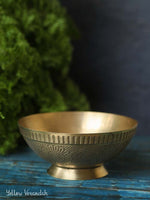Vintage Brass Nut Bowl