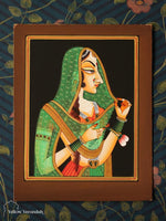 Original Mughal Painting - Queen