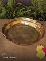 Vintage Brass Serving Thali