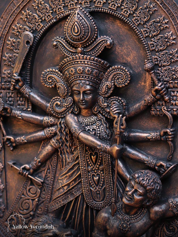 प्राचीन कांस्य दुर्गा