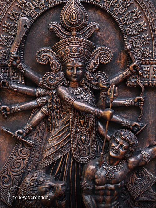 प्राचीन कांस्य दुर्गा