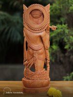 Wooden Sculpture - Krishna