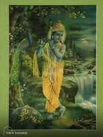 Oleograph Print Frame -  Krishna