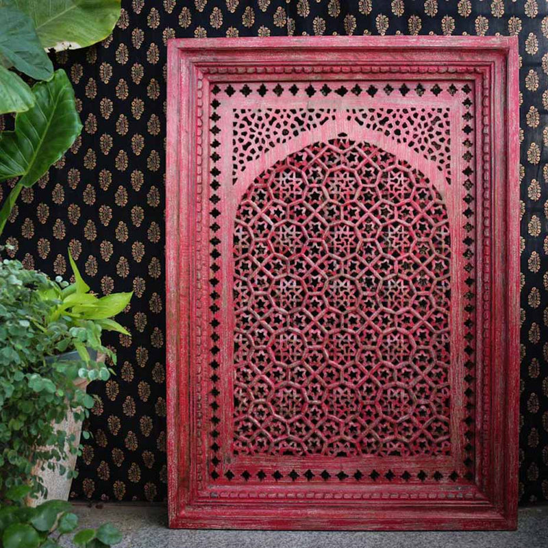 Moroccan Carving Wooden Wall Panel