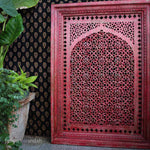 मोरक्कन नक्काशी लकड़ी की दीवार पैनल