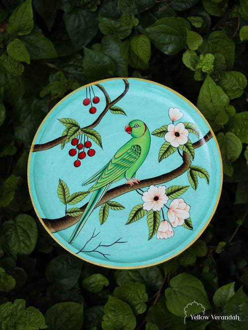 Pichwai Handpainted Wall Plate - 10"