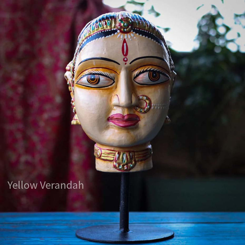 Wooden Gowri on Stand