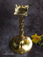 Pure Brass Lamp (Diya) - 12" H