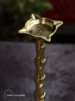 Pure Brass Lamp (Diya) - 12" H