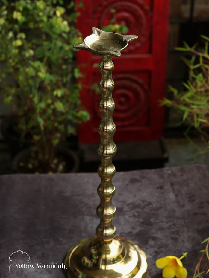 Pure Brass Lamp (Diya) - 20" H