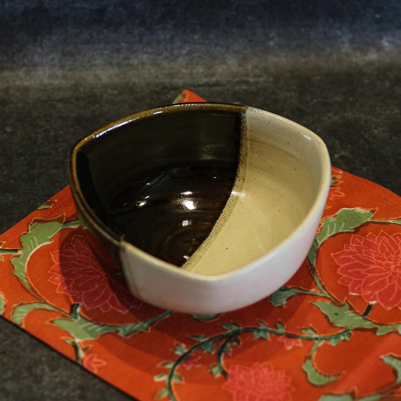 Stoneware - Triangular Bowl
