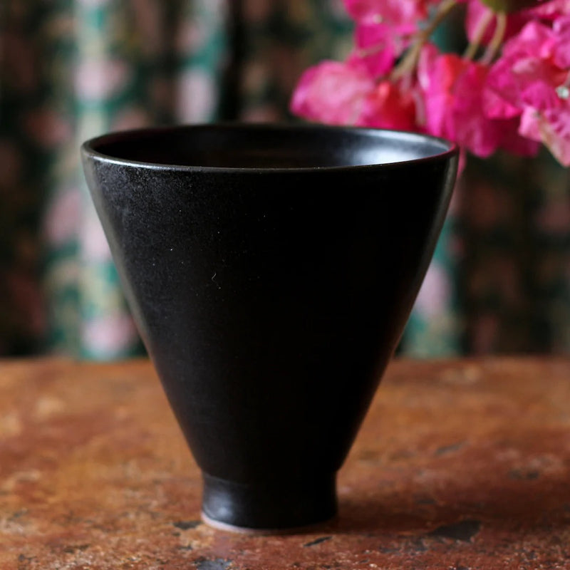 Stoneware - Cone Bowl - Black