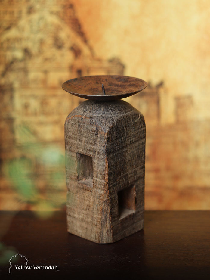 Wooden Candle Stand