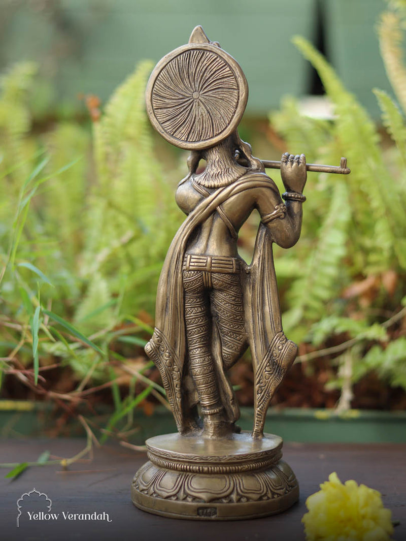 Krishna Brass Sculpture