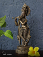 Krishna Brass Statue