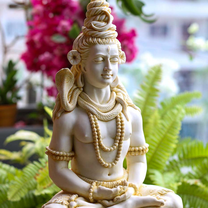 Mahadeva Marble Dust Sculpture 