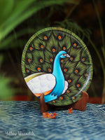 Peacock Pichwai Plate