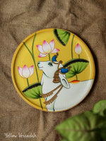 Pichwai Cow Wall Plate 